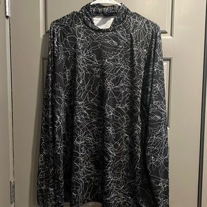 PXG mens long sleeve fairway mock